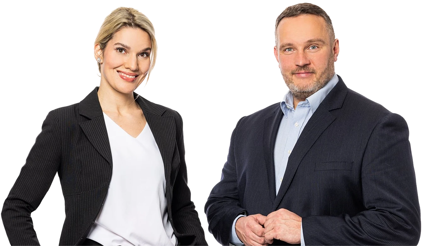 Ing. Lucie Davídková a Martin Svoboda z Lucky Rentals